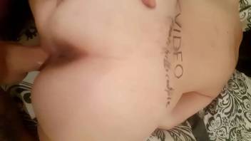 Wife slut wants cum on her ass